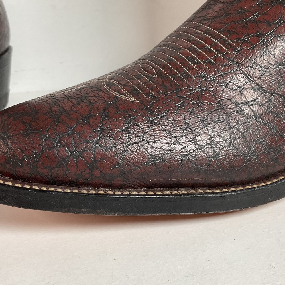 Vintage Tony Lama Caribou Buckaroo Boots | Exotic | Gold Label | Cowboy | 11 E - Picture 12 of 16
